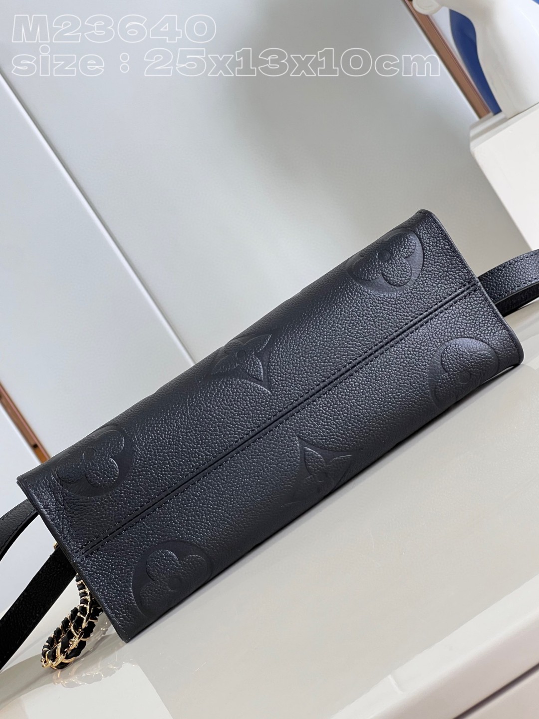 Bagsaaa L0vis Vvtt0n Onthego East West Black M23640 - 25 x 13 x 10 cm