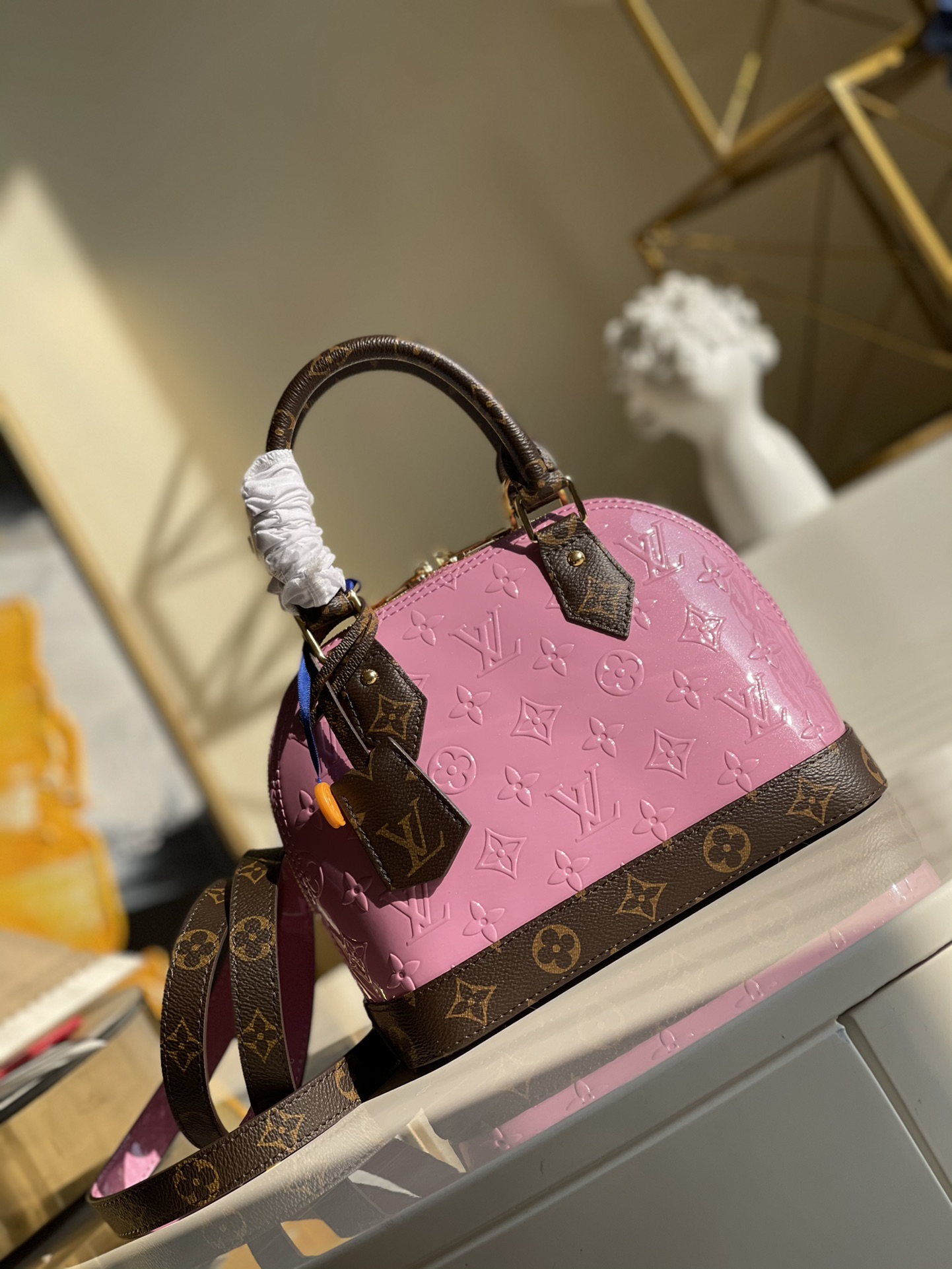 Bagsaaa L0vis Vvtt0n Alma Vernes Leather Pink - 25x19x11cm