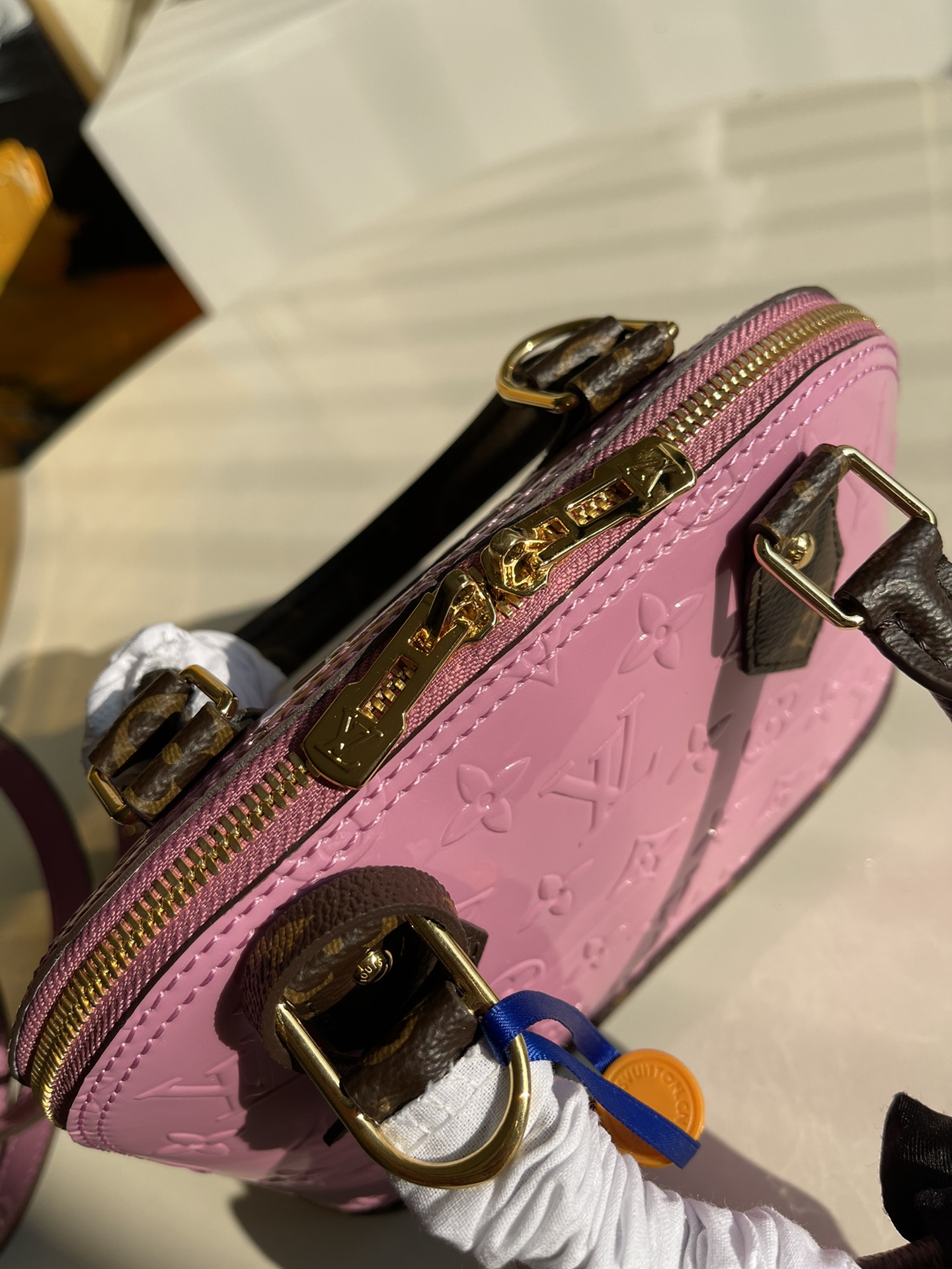 Bagsaaa L0vis Vvtt0n Alma Vernes Leather Pink - 25x19x11cm