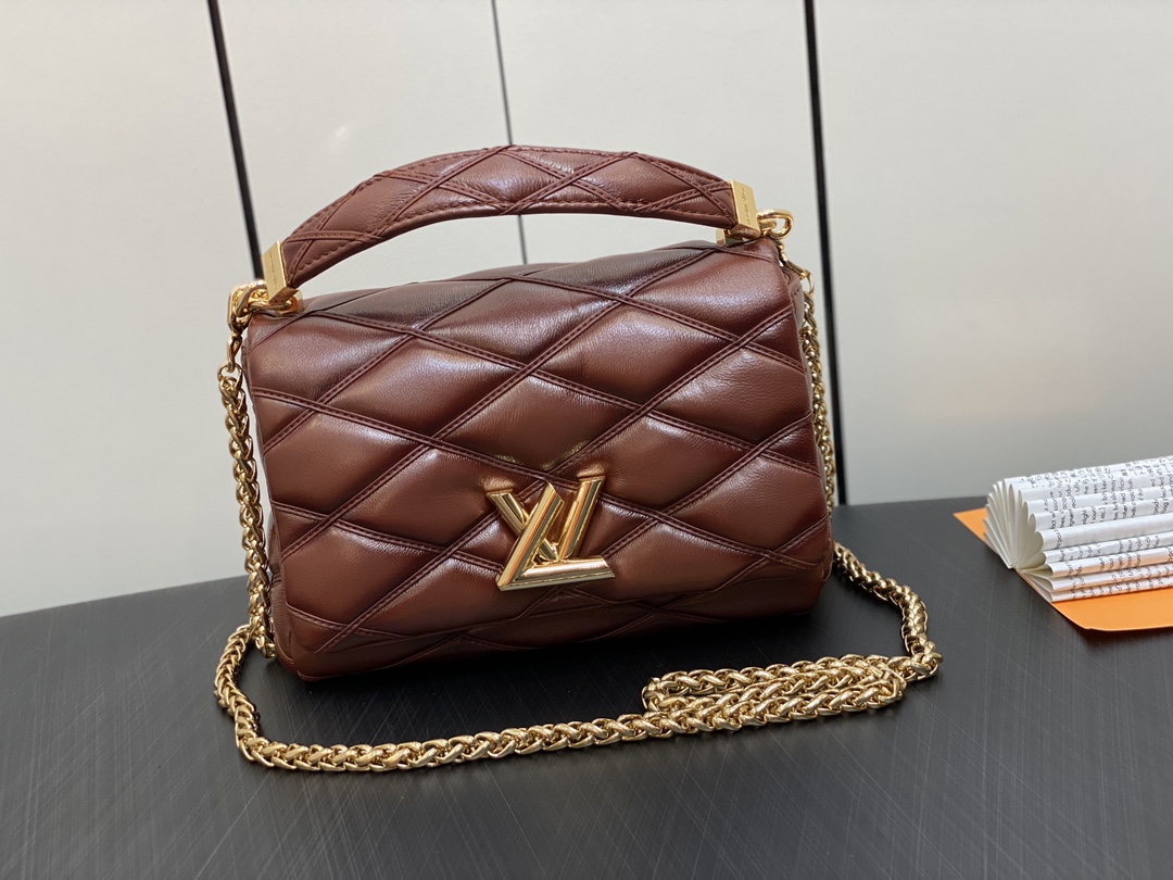 Bagsaaa L0vis Vvtt0n Twist Malletage Pico GO-14 MM bag brown