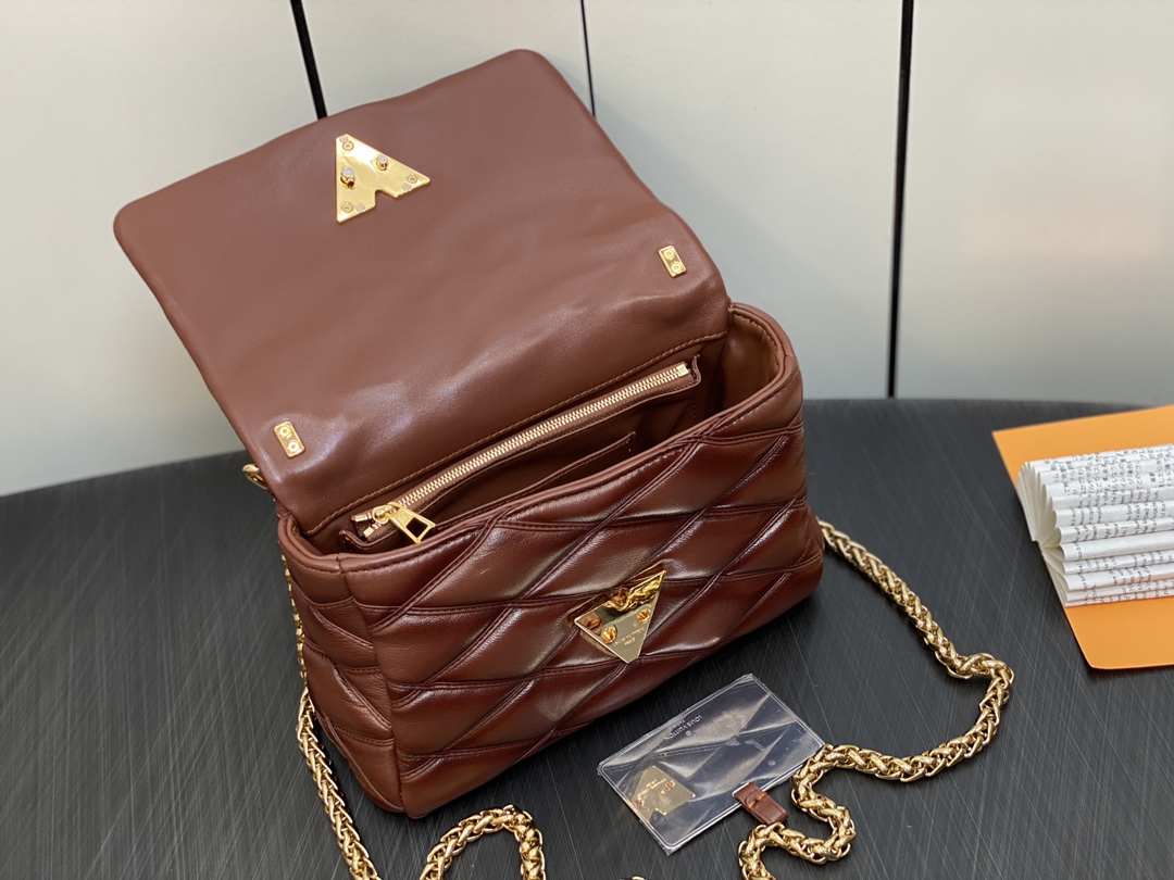 Bagsaaa L0vis Vvtt0n Twist Malletage Pico GO-14 MM bag brown
