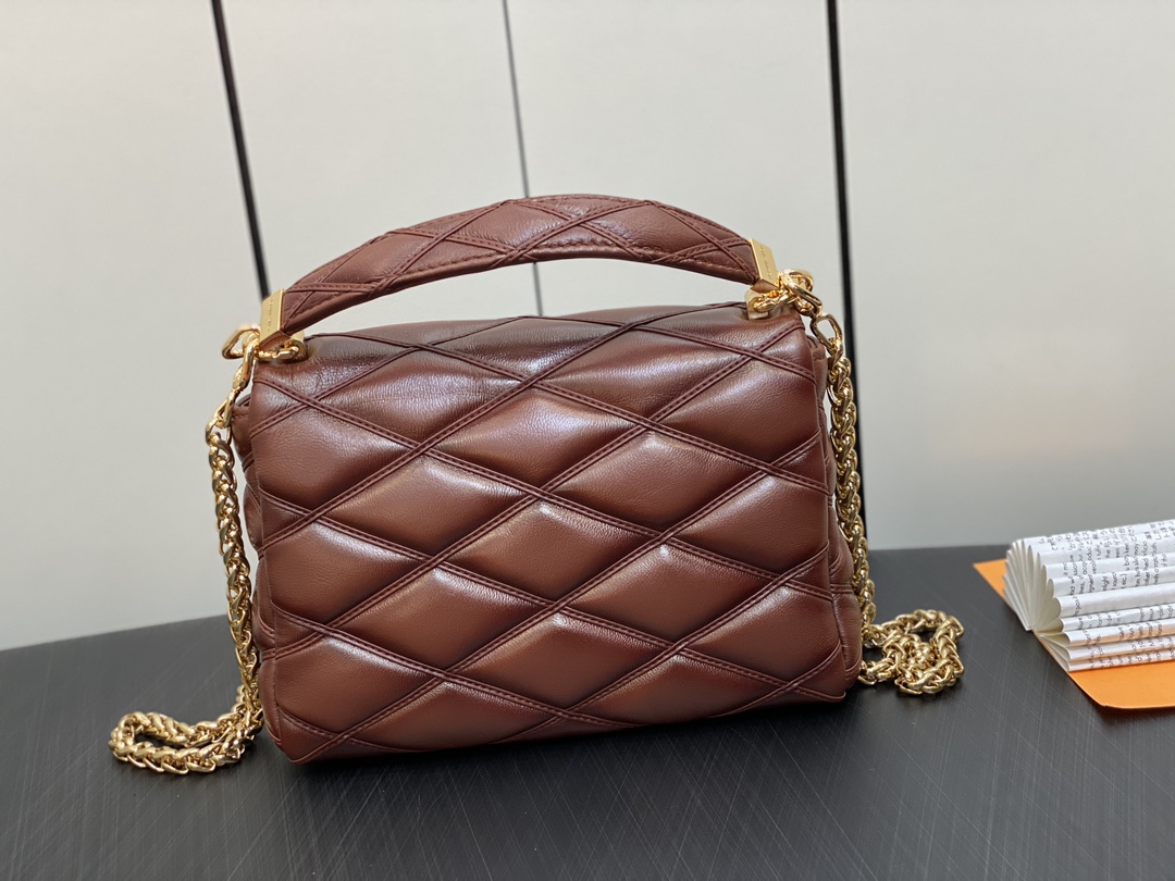 Bagsaaa L0vis Vvtt0n Twist Malletage Pico GO-14 MM bag brown