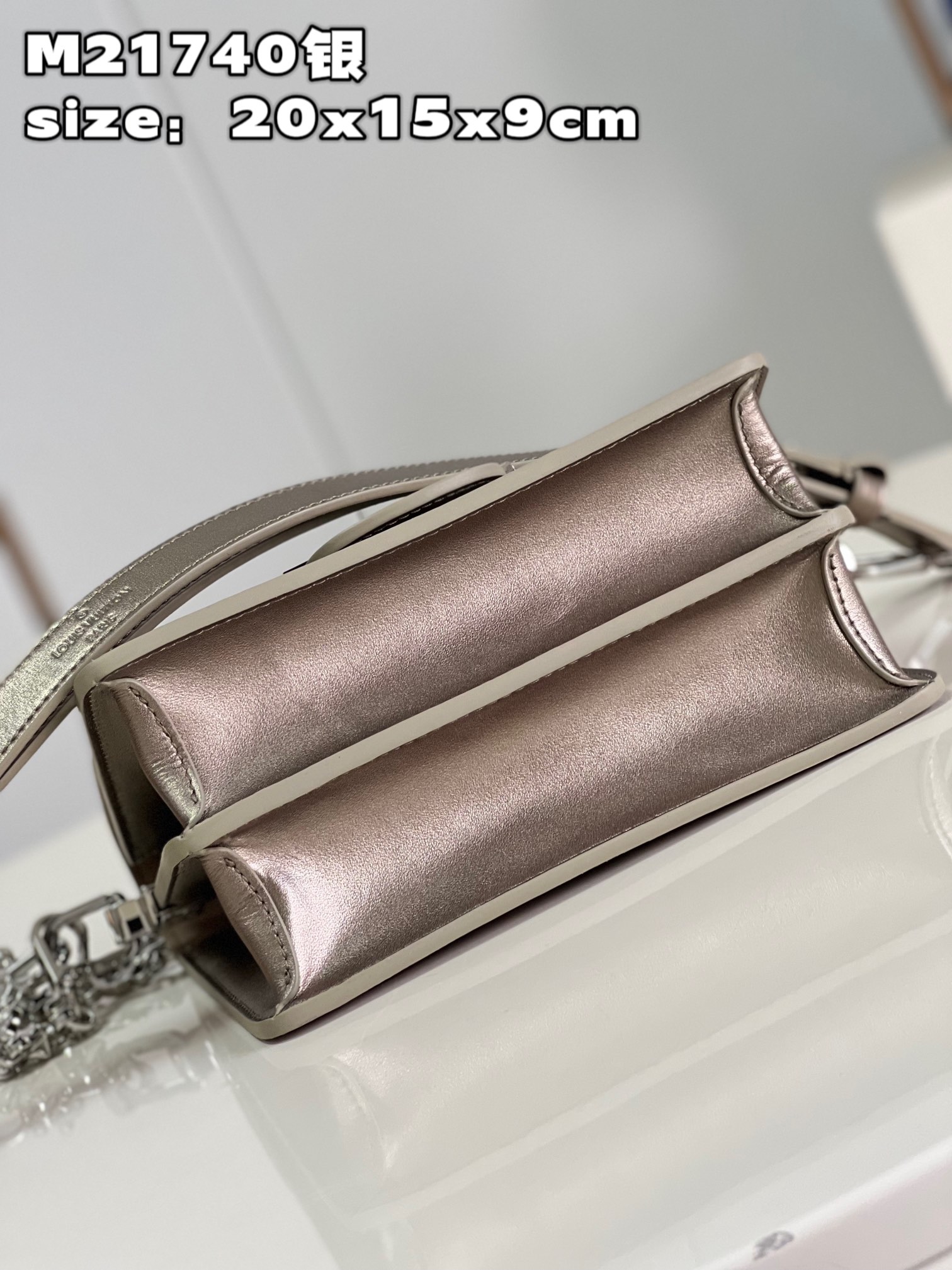 Bagsaaa L0vis Vvtt0n Mini Dauphine Silver