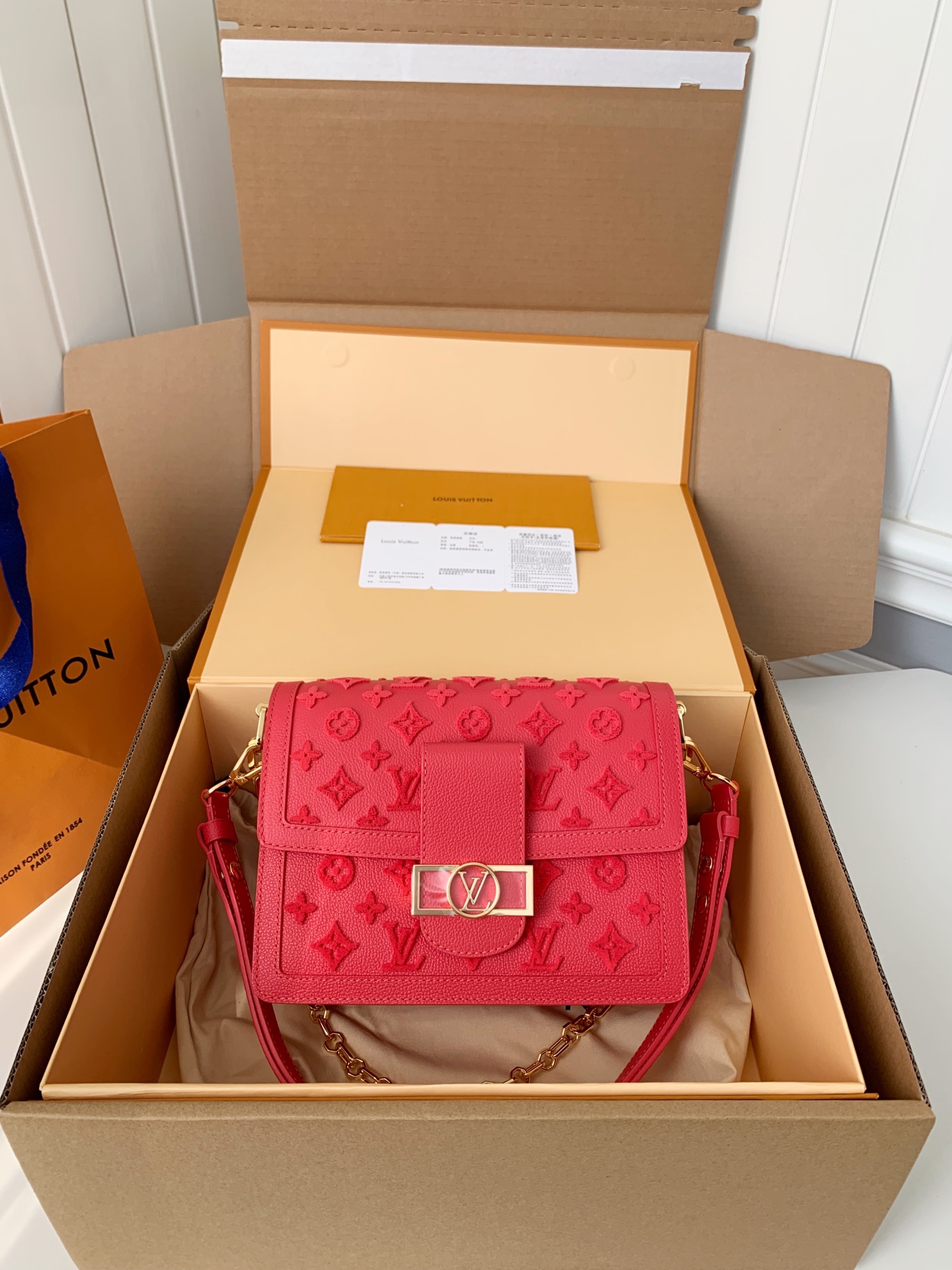 Bagsaaa L0vis Vvtt0n Dauphine MM Pink