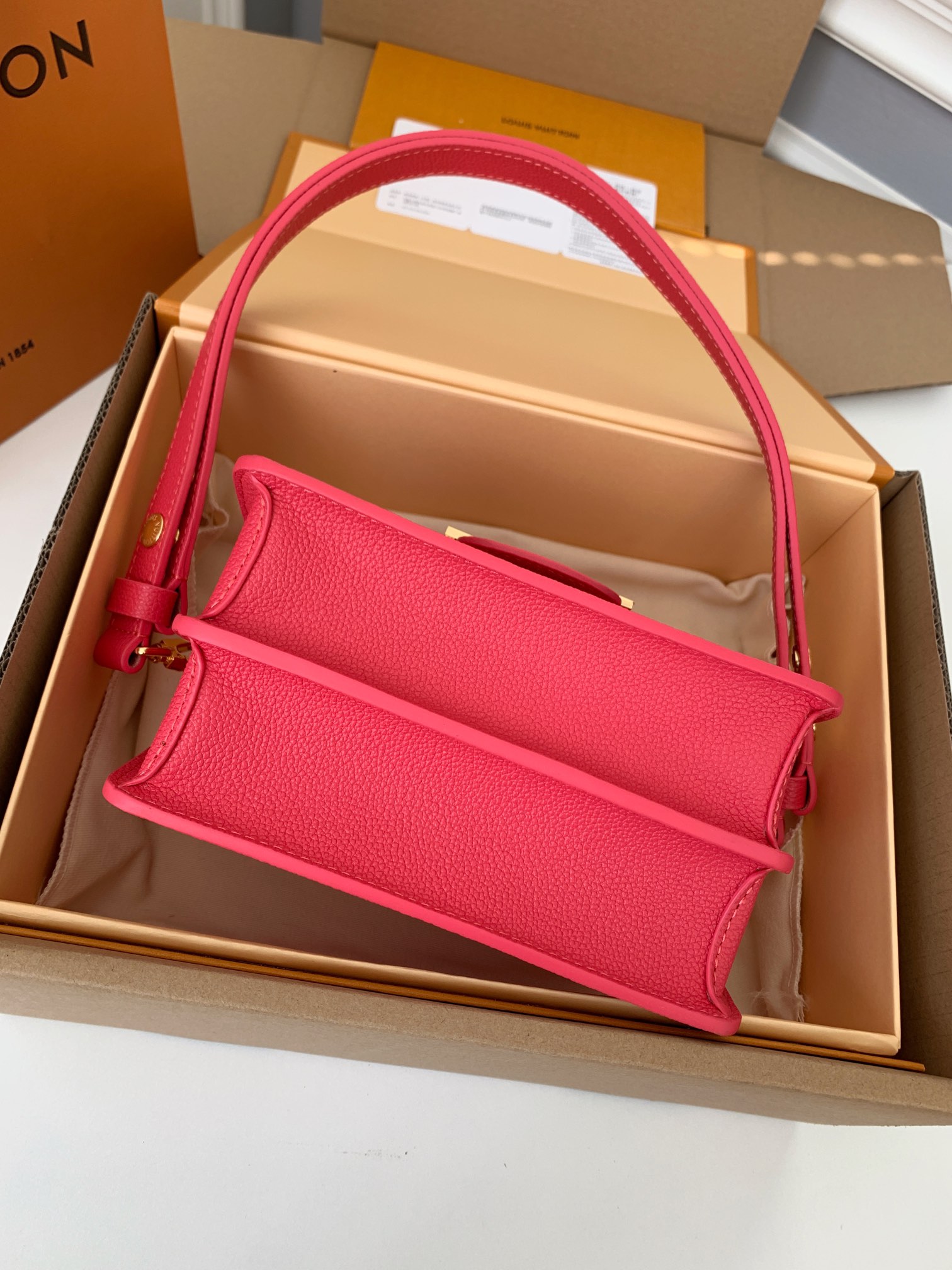 Bagsaaa L0vis Vvtt0n Dauphine Mini Pink
