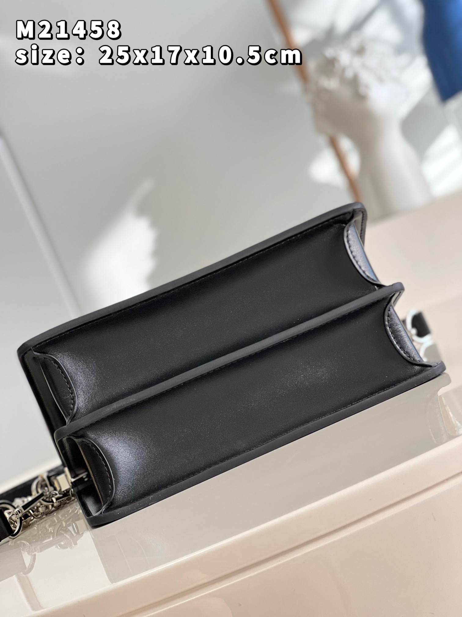 Bagsaaa L0vis Vvtt0n Dauphine MM Black Denim