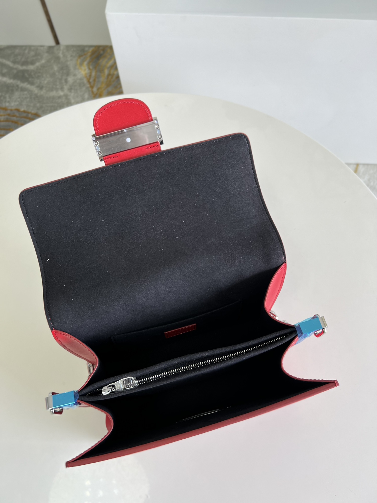 Bagsaaa L0vis Vvtt0n Dauphine MM Lace Bag Red