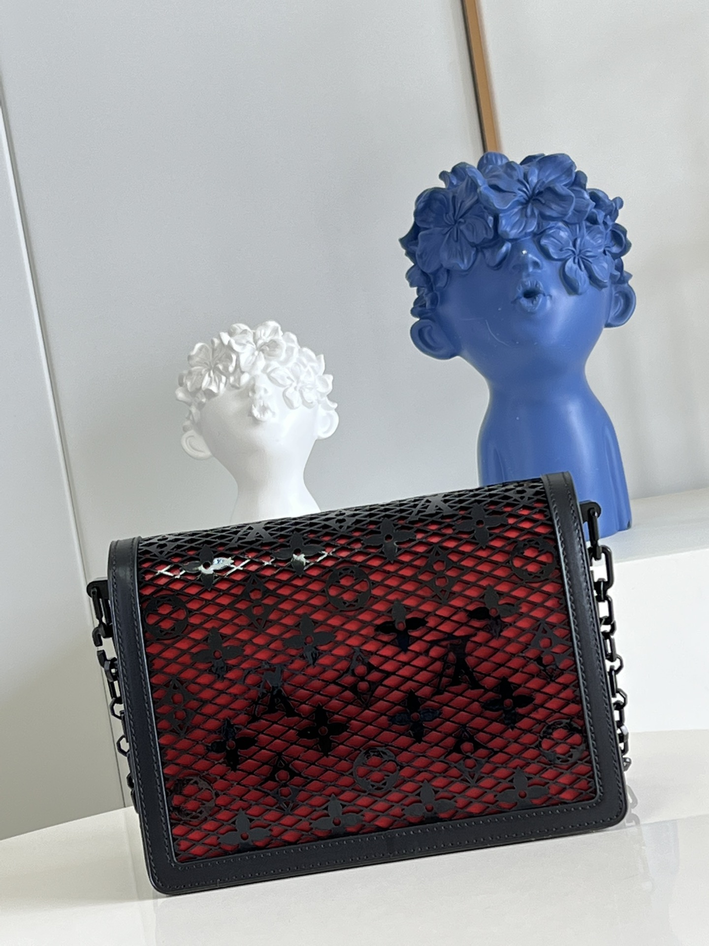 Bagsaaa L0vis Vvtt0n Dauphine MM Lace Bag Black