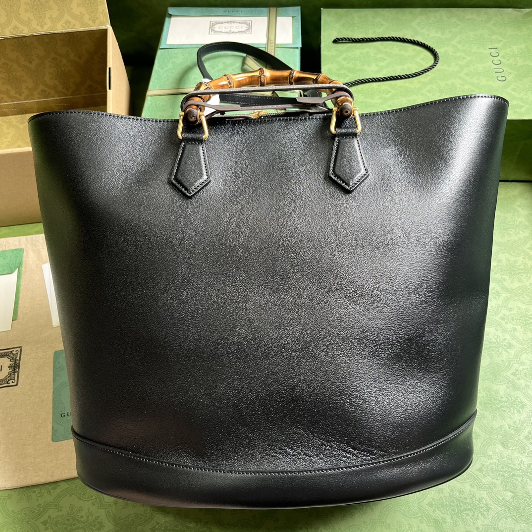 Bagsaaa Gvc*1 GG Diana Black Tote - 40x 34x 21cm