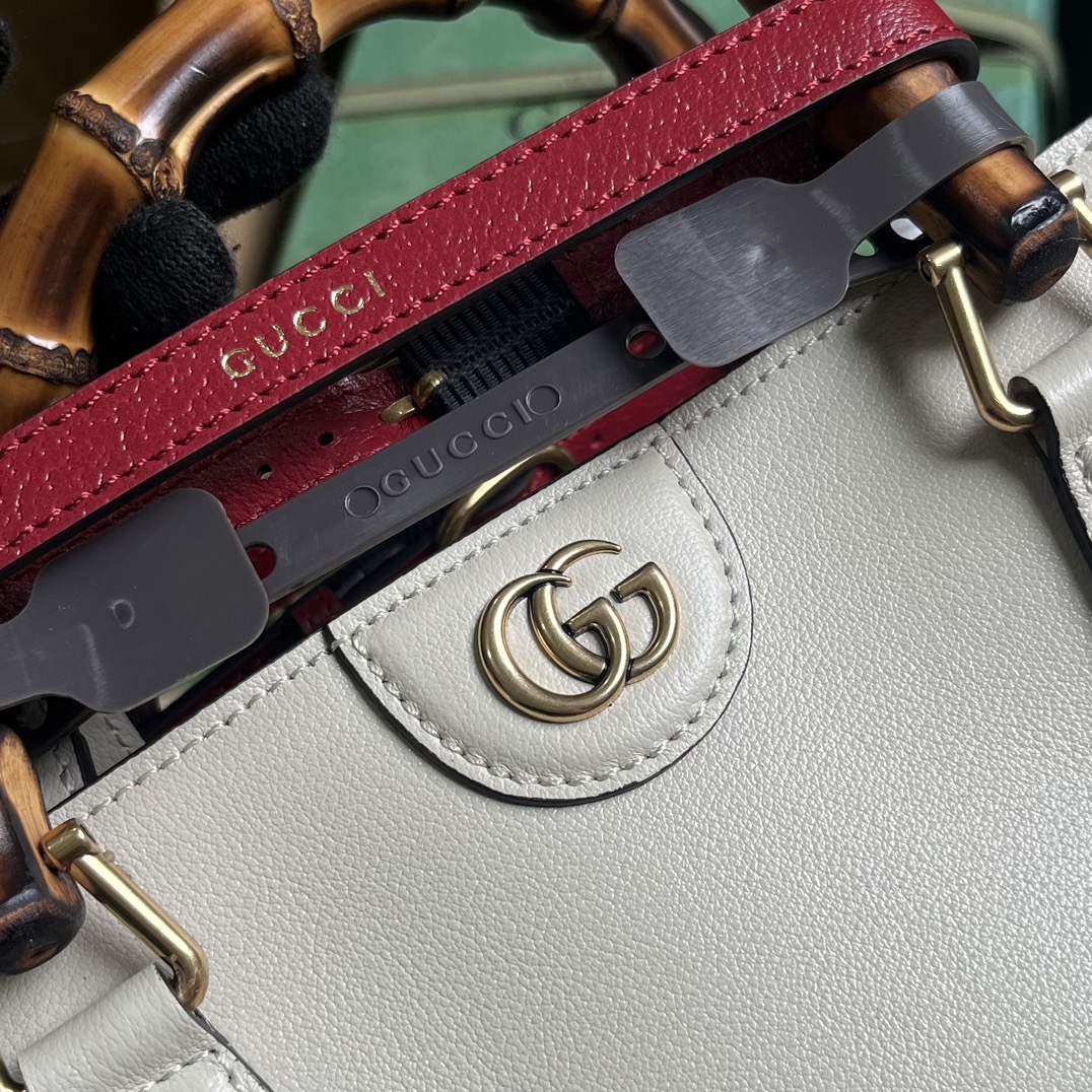 Bagsaaa Gvc*1 GG Diana White Tote - 40x 34x 21cm