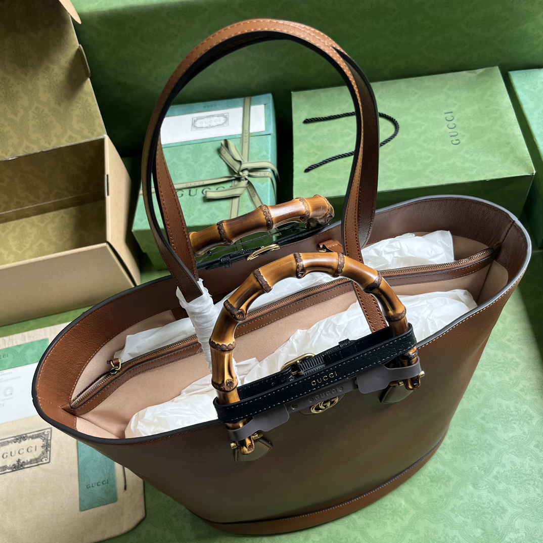 Bagsaaa Gvc*1 GG Diana Brown Tote - 40x 34x 21cm