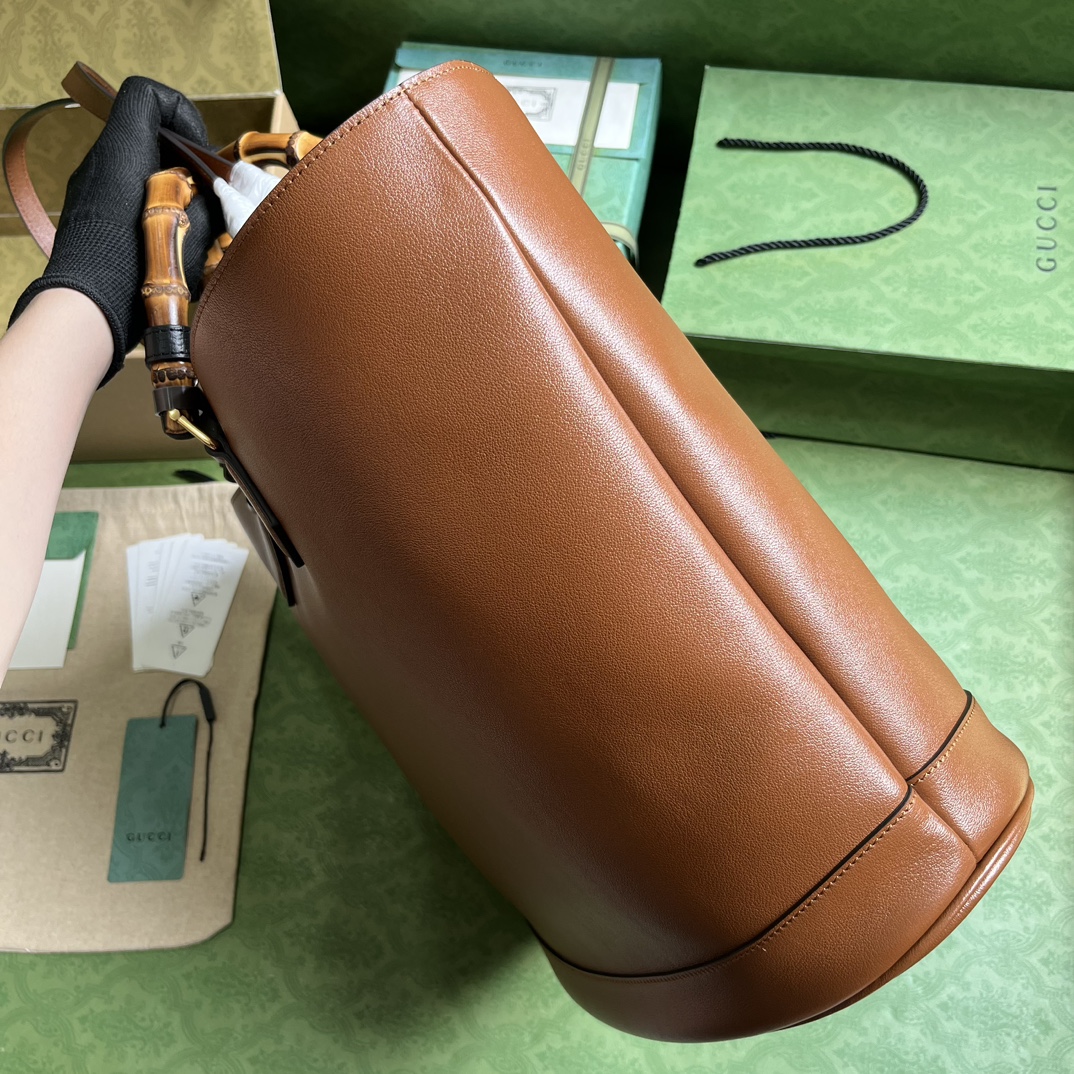 Bagsaaa Gvc*1 GG Diana Brown Tote - 40x 34x 21cm