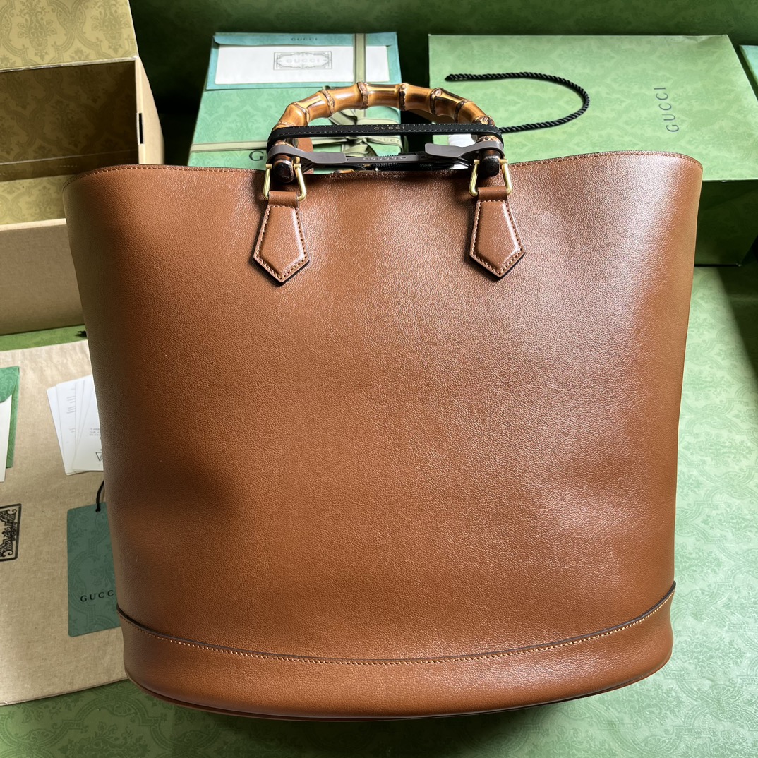Bagsaaa Gvc*1 GG Diana Brown Tote - 40x 34x 21cm
