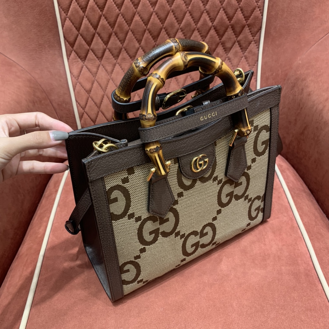 Bagsaaa Gvc*1 Diana GG Jumbo tote bag - 27x24x11cm