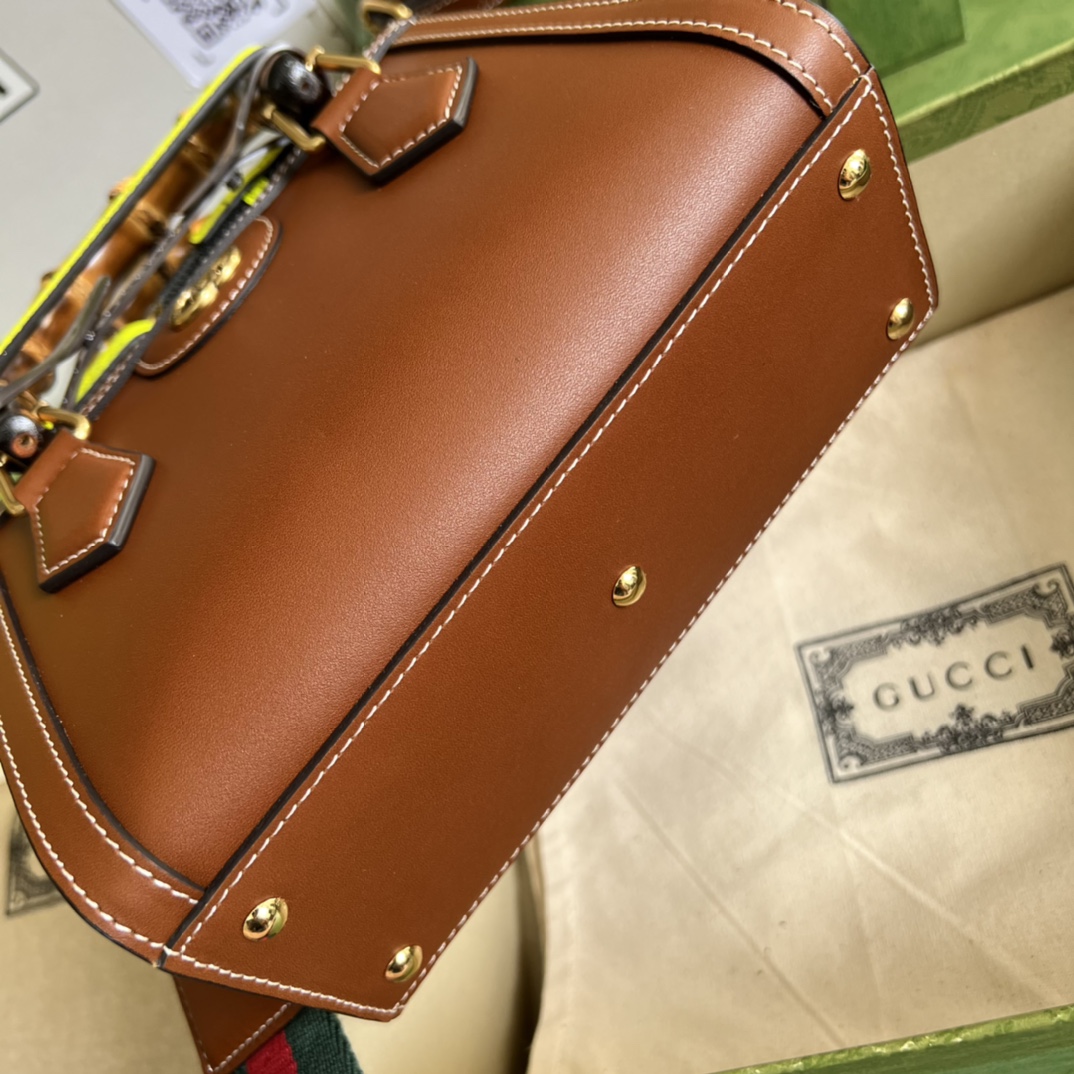 Bagsaaa Gvc*1 Diana GG tote bag brown - 20*16*10cm