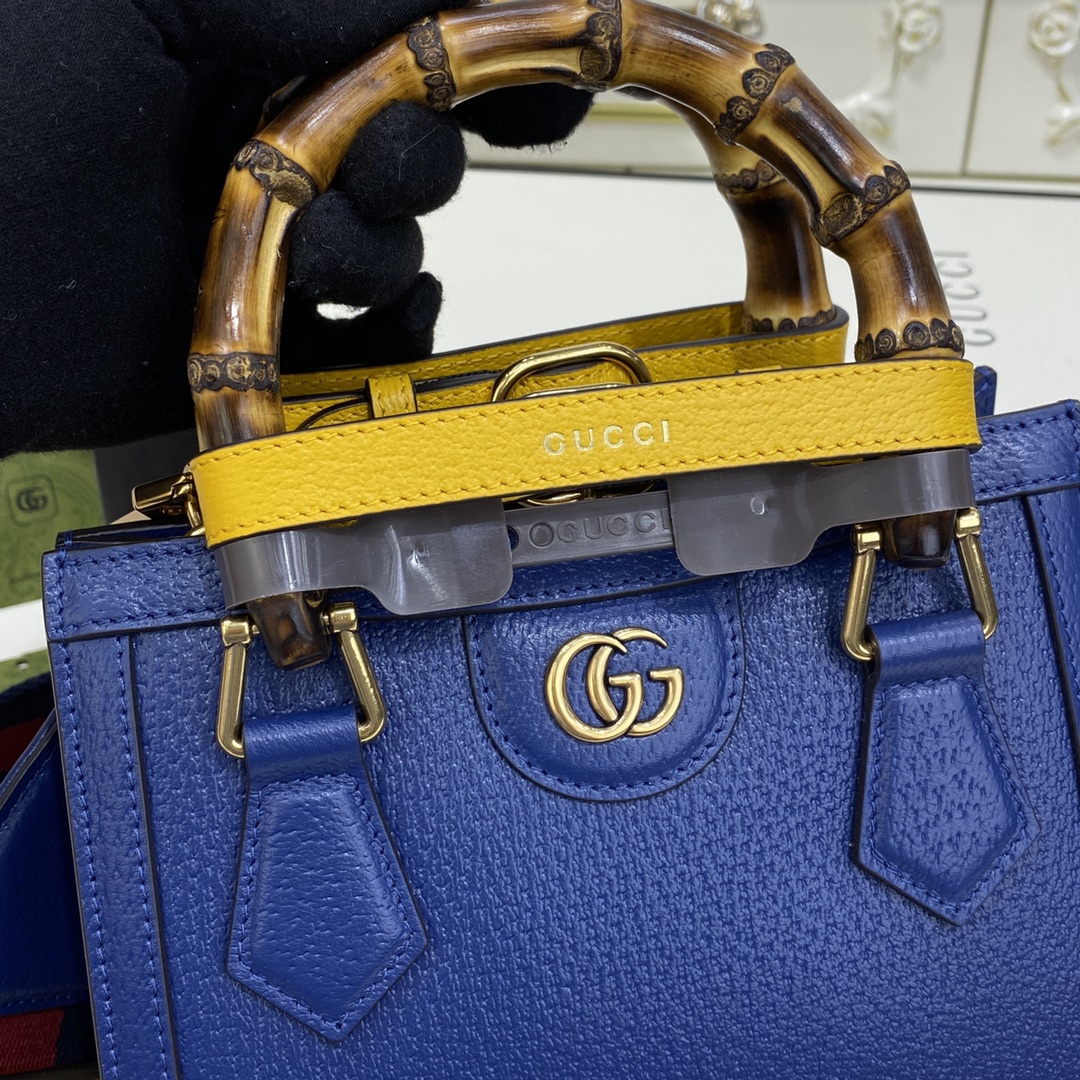 Bagsaaa Gvc*1 Diana GG tote bag dark blue - 20*16*10cm