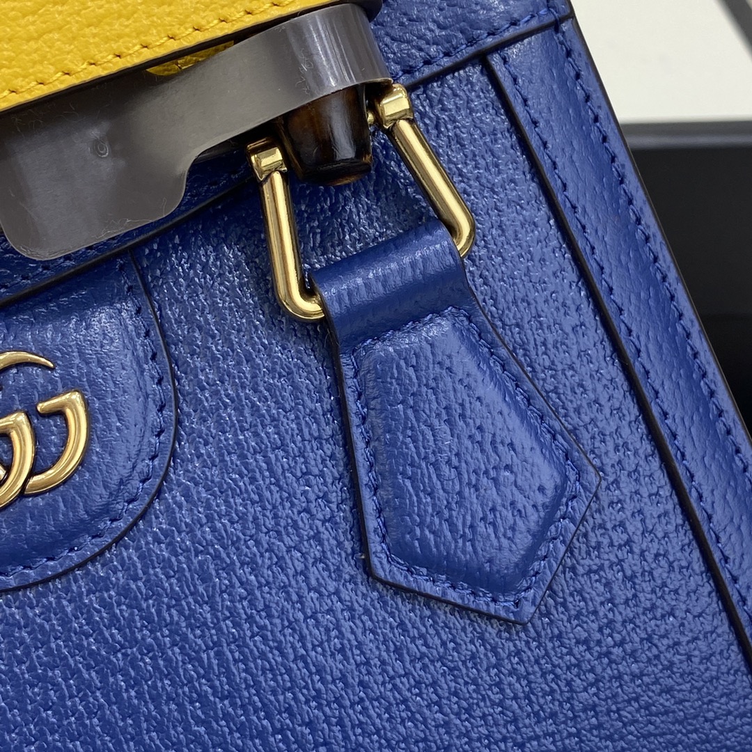 Bagsaaa Gvc*1 Diana GG tote bag dark blue - 20*16*10cm