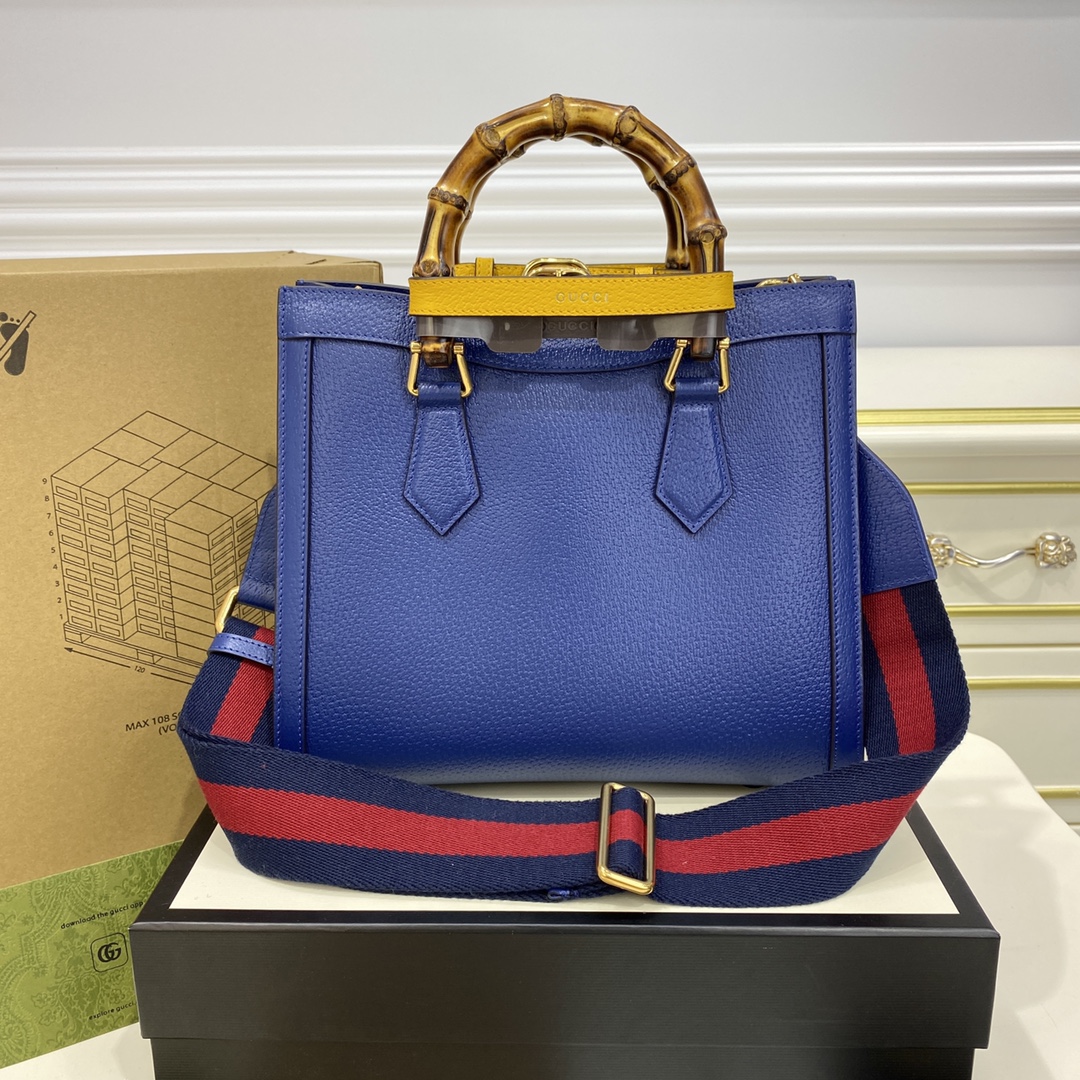 Bagsaaa Gvc*1 Diana GG tote bag dark blue - 27x24x11cm