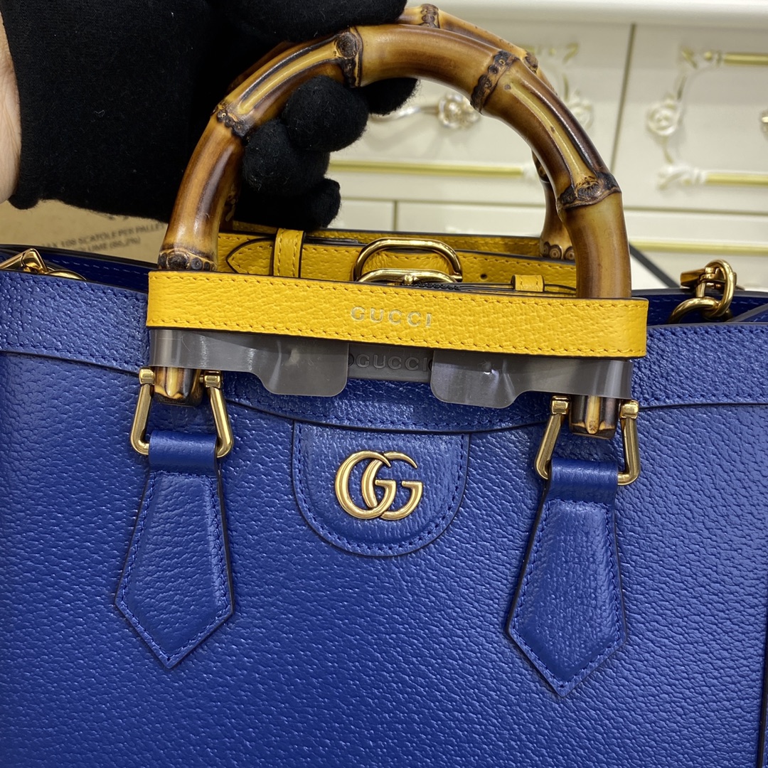 Bagsaaa Gvc*1 Diana GG tote bag dark blue - 27x24x11cm