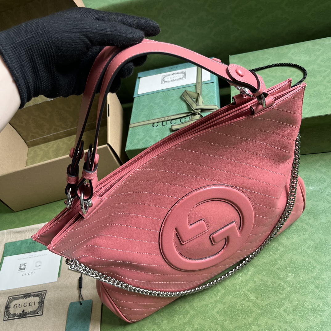 Bagsaaa Gvc*1 Interlocking G Blondie Tote Bag Pink - 34.5x 41x 8cm