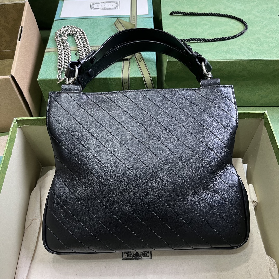 Bagsaaa Gvc*1 Interlocking G Blondie Tote Bag Black - 24x 30x 6cm