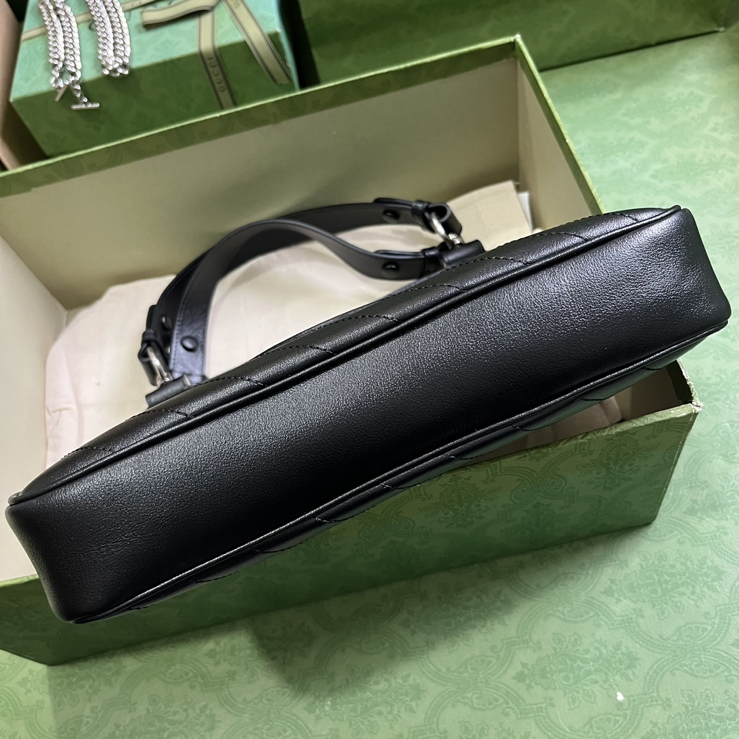 Bagsaaa Gvc*1 Interlocking G Blondie Tote Bag Black - 24x 30x 6cm