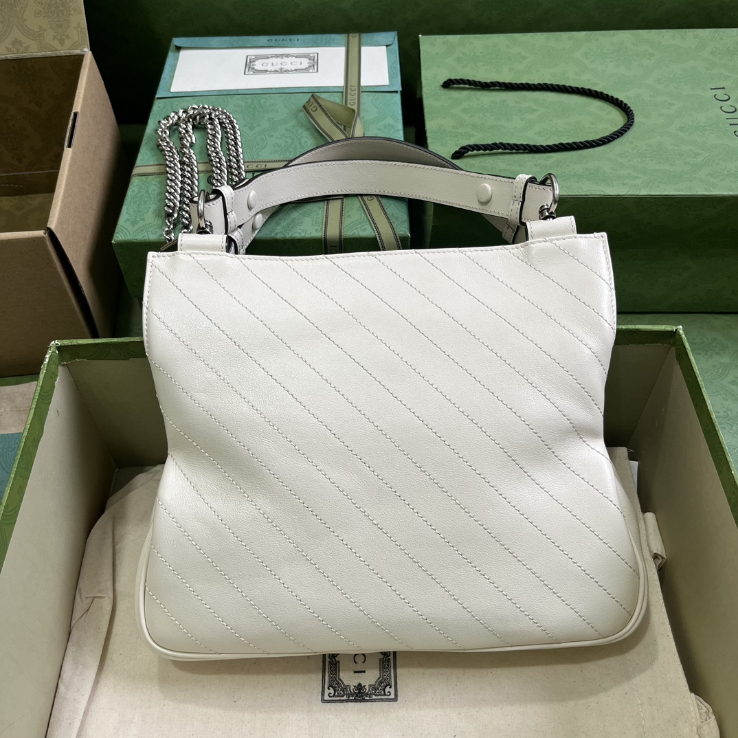 Bagsaaa Gvc*1 Interlocking G Blondie Tote Bag White - 24x 30x 6cm