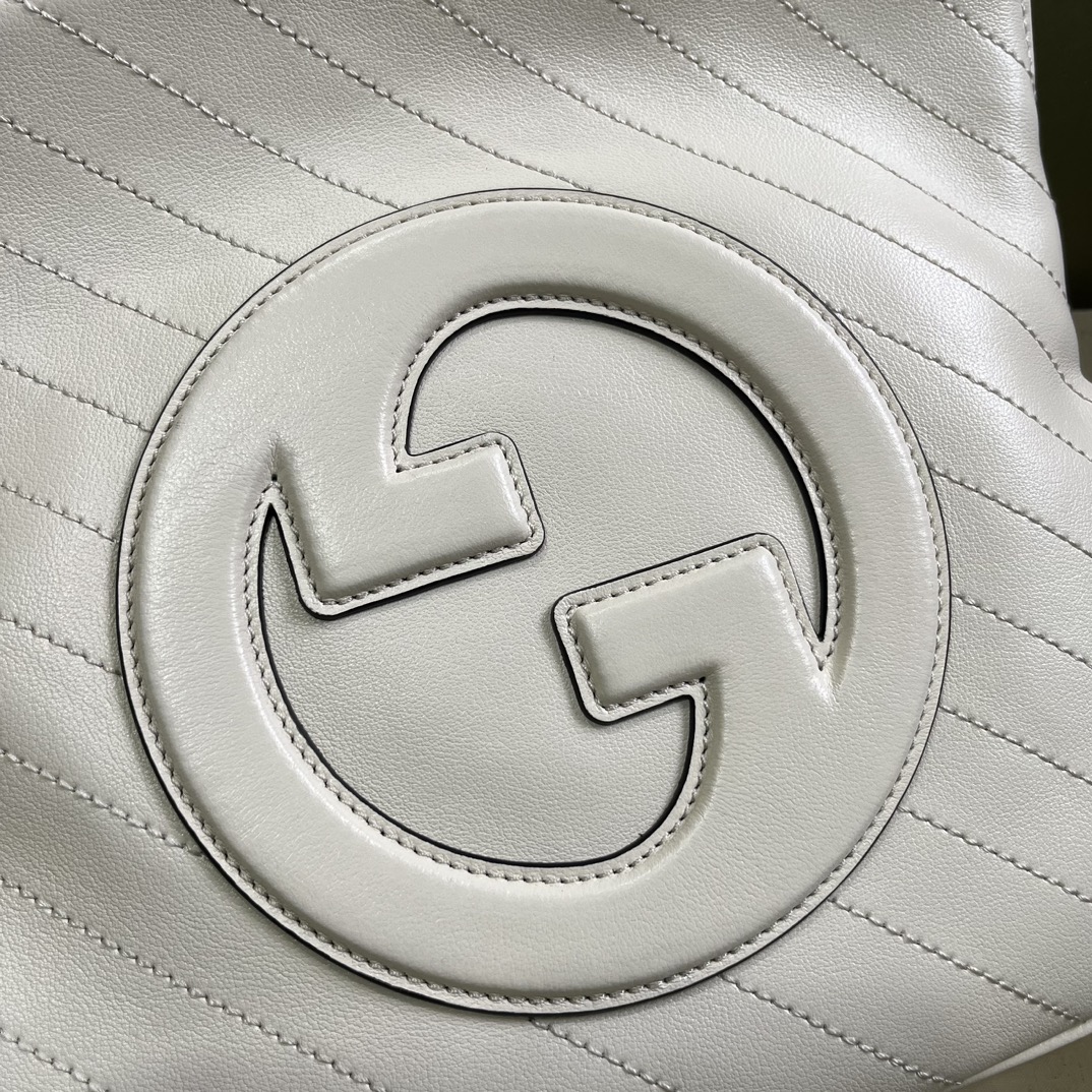 Bagsaaa Gvc*1 Interlocking G Blondie Tote Bag White - 24x 30x 6cm