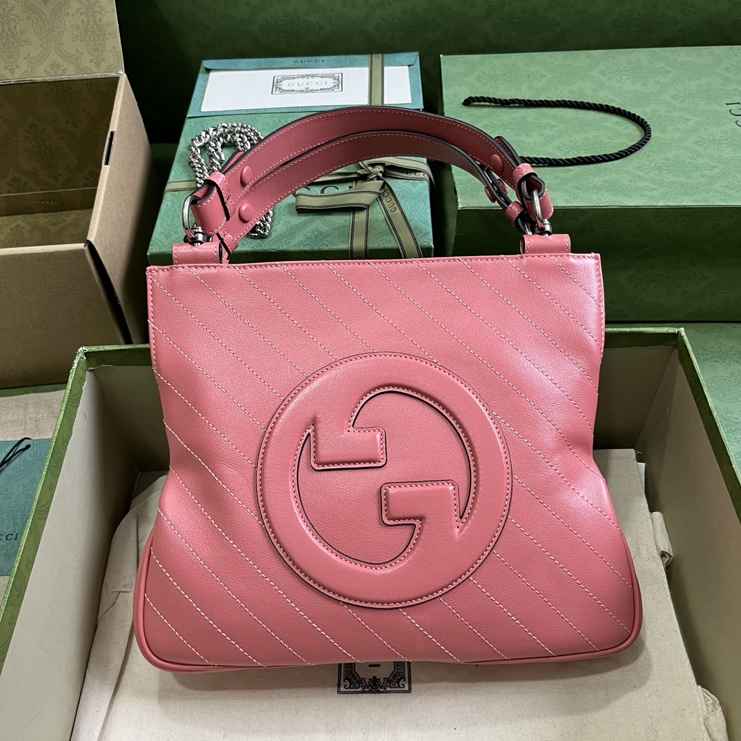 Bagsaaa Gvc*1 Interlocking G Blondie Tote Bag pink - 24x 30x 6cm