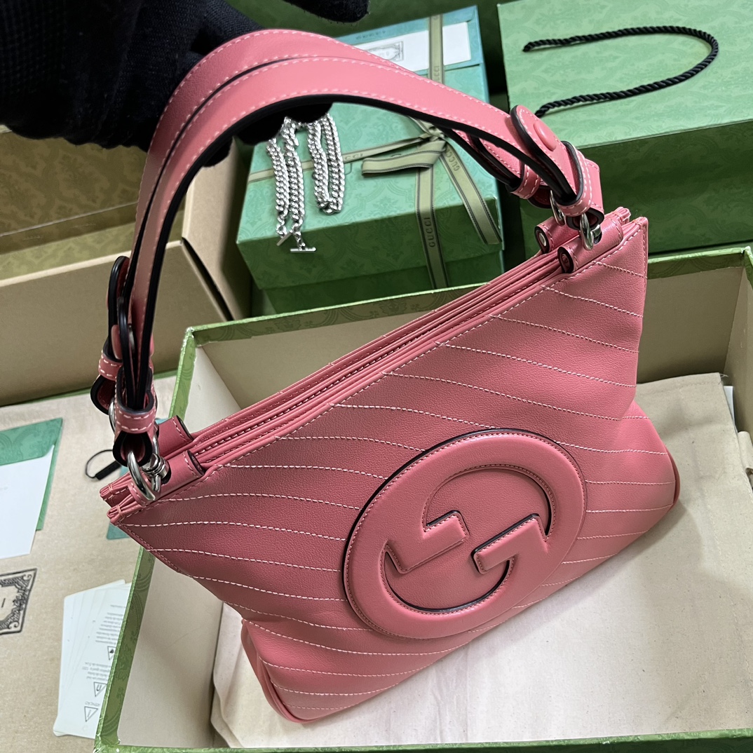 Bagsaaa Gvc*1 Interlocking G Blondie Tote Bag pink - 24x 30x 6cm