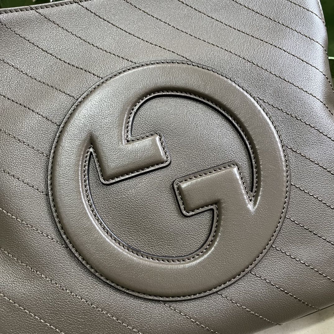 Bagsaaa Gvc*1 Interlocking G Blondie Tote Bag Taupe - 24x 30x 6cm