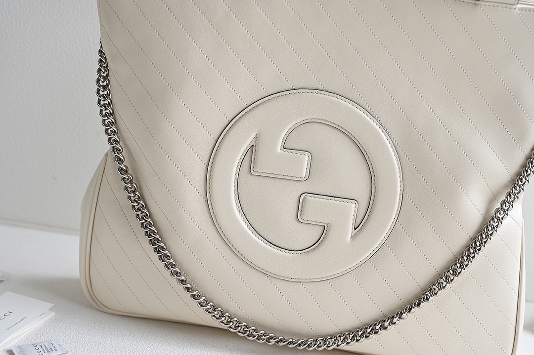 Bagsaaa Gvc*1 Interlocking G Blondie Tote Bag White - 34.5x 41x 8cm