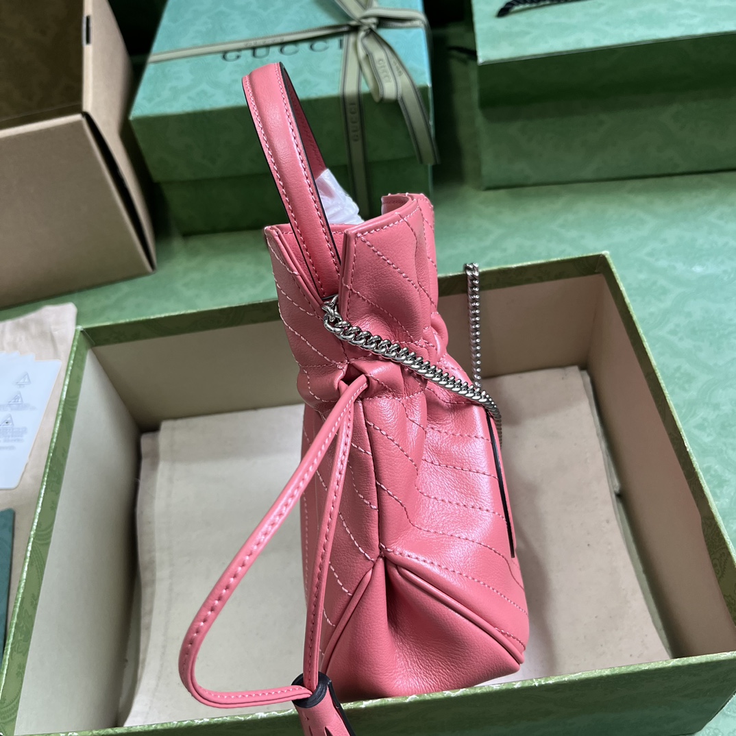 Bagsaaa Gvc*1 Blondie Bucket Pink Bag - 19x 15x 8cm