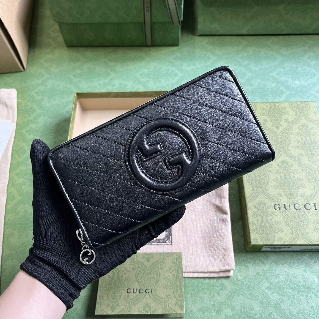 Bagsaaa Gvc*1 Blondie Zippy Wallet Black - 19.5x11x3cm
