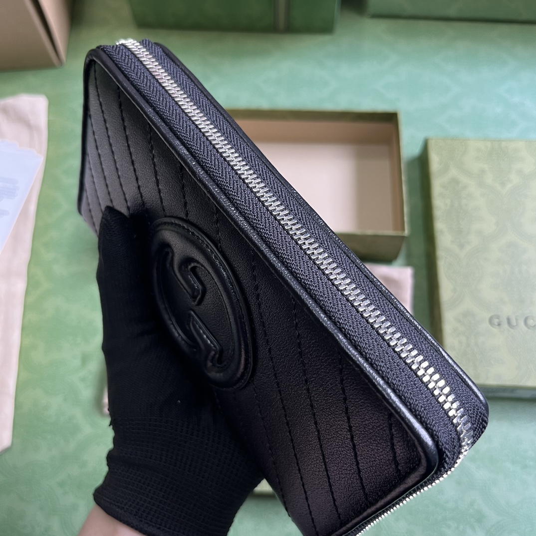 Bagsaaa Gvc*1 Blondie Zippy Wallet Black - 19.5x11x3cm