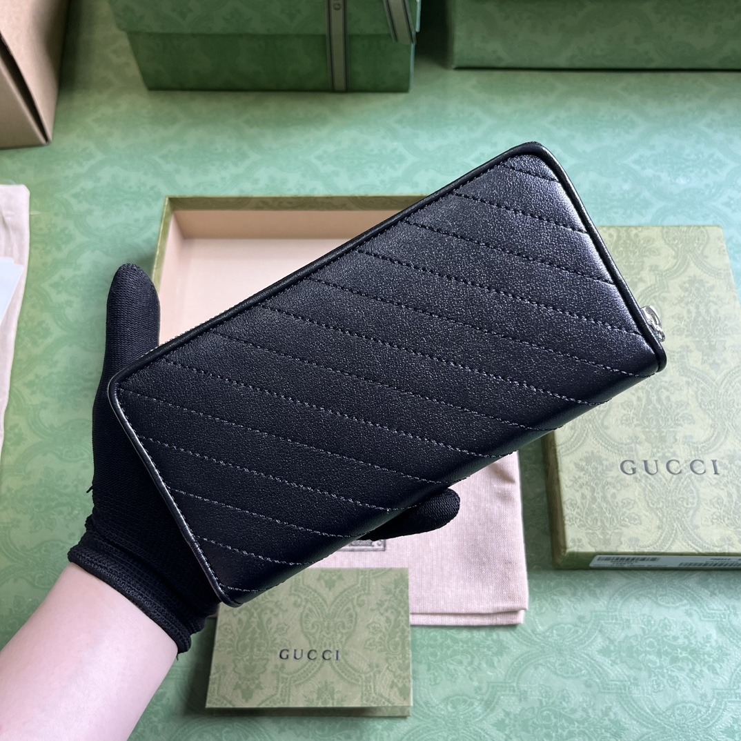 Bagsaaa Gvc*1 Blondie Zippy Wallet Black - 19.5x11x3cm