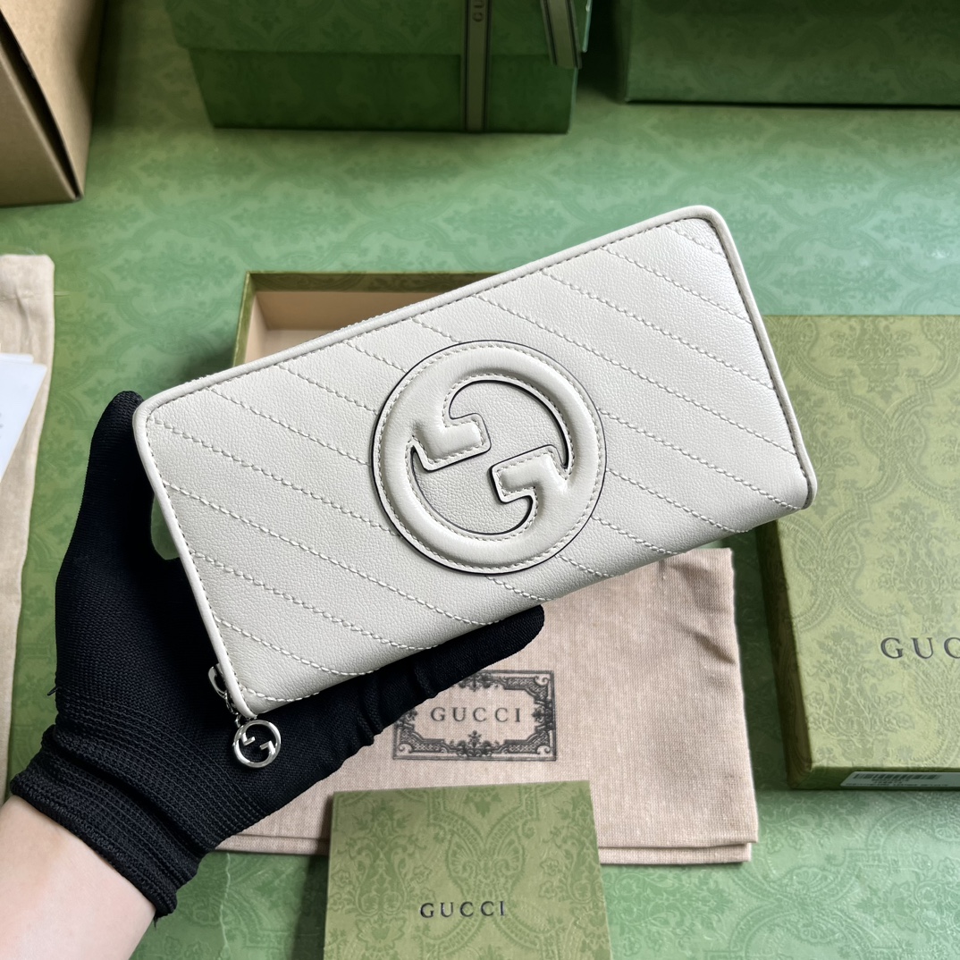 Bagsaaa Gvc*1 Blondie Zippy Wallet White - 19.5x11x3cm