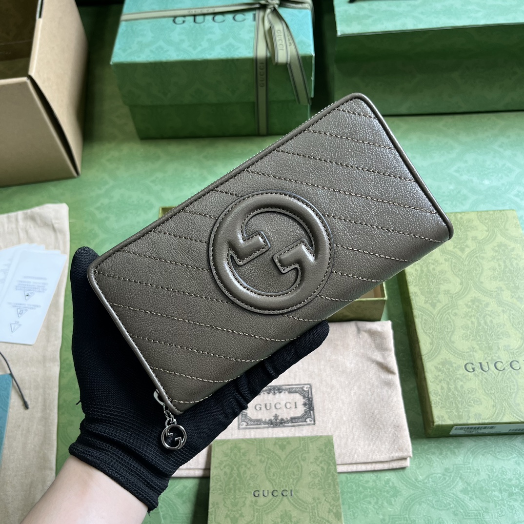 Bagsaaa Gvc*1 Blondie Zippy Wallet Taupe - 19.5x11x3cm