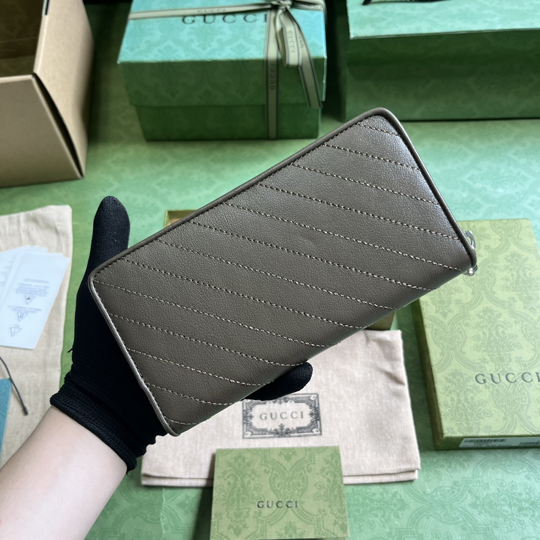 Bagsaaa Gvc*1 Blondie Zippy Wallet Taupe - 19.5x11x3cm
