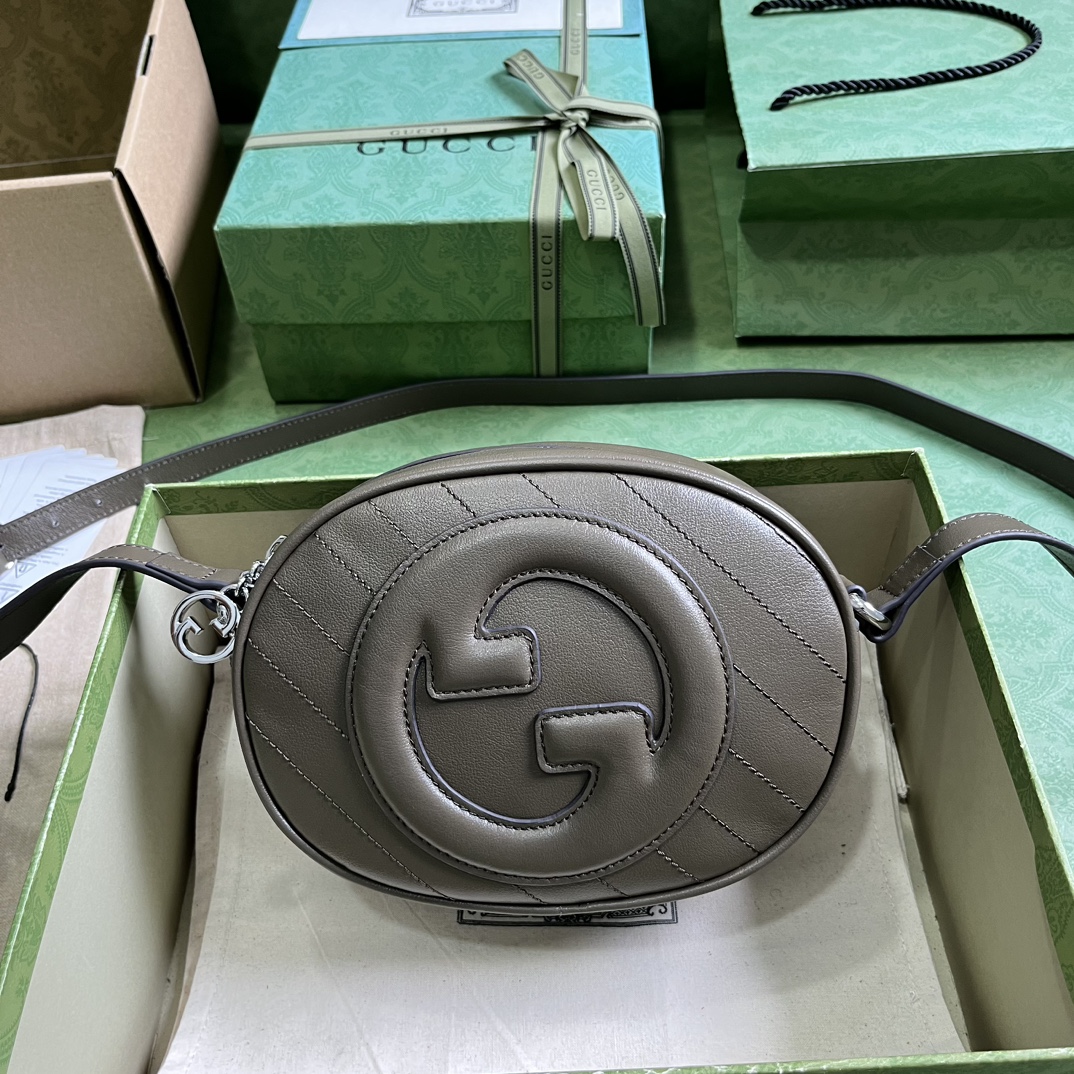 Bagsaaa Gvc*1 Blondie Round Bag Taupe - 15x 20x 8cm