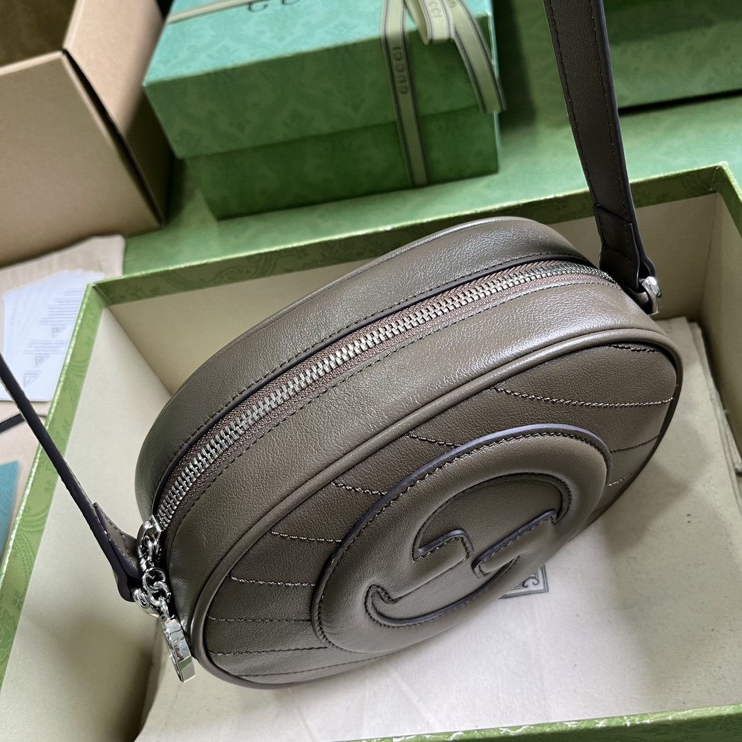 Bagsaaa Gvc*1 Blondie Round Bag Taupe - 15x 20x 8cm