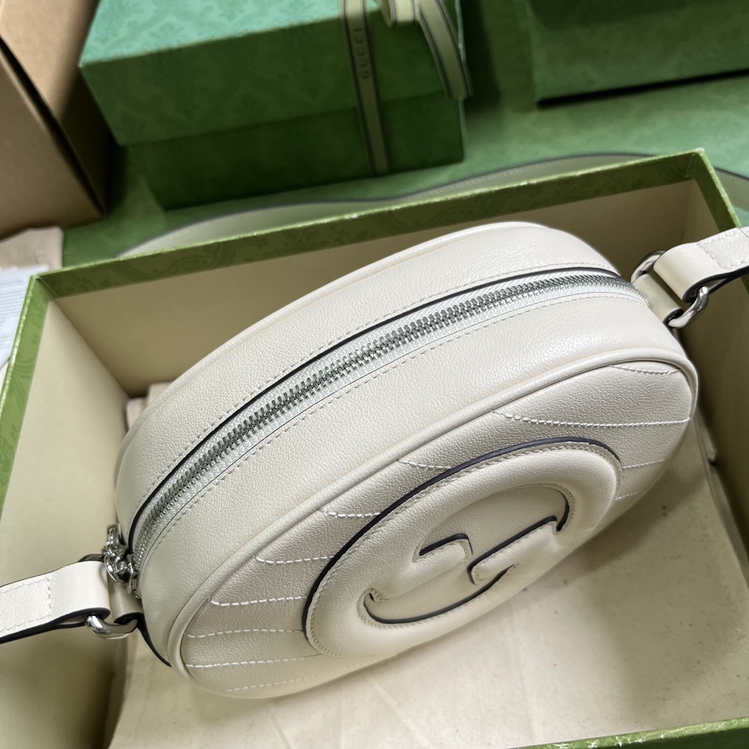 Bagsaaa Gvc*1 Blondie Round Bag White - 15x 20x 8cm