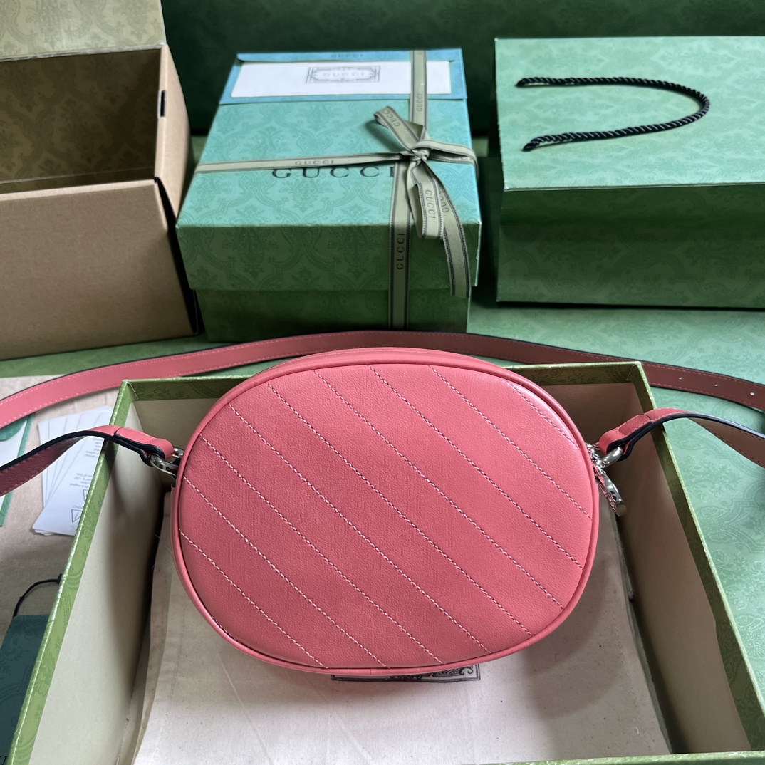 Bagsaaa Gvc*1 Blondie Round Bag Pink - 15x 20x 8cm