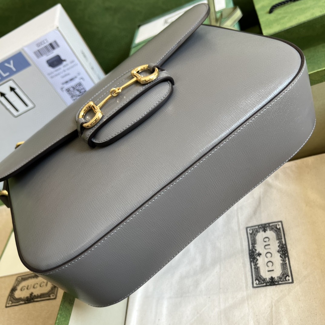 Bagsaaa Gvc*1 Horsebit 1955 Grey - 30*21*7.5cm