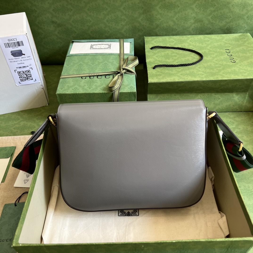 Bagsaaa Gvc*1 Horsebit 1955 Grey - 30*21*7.5cm