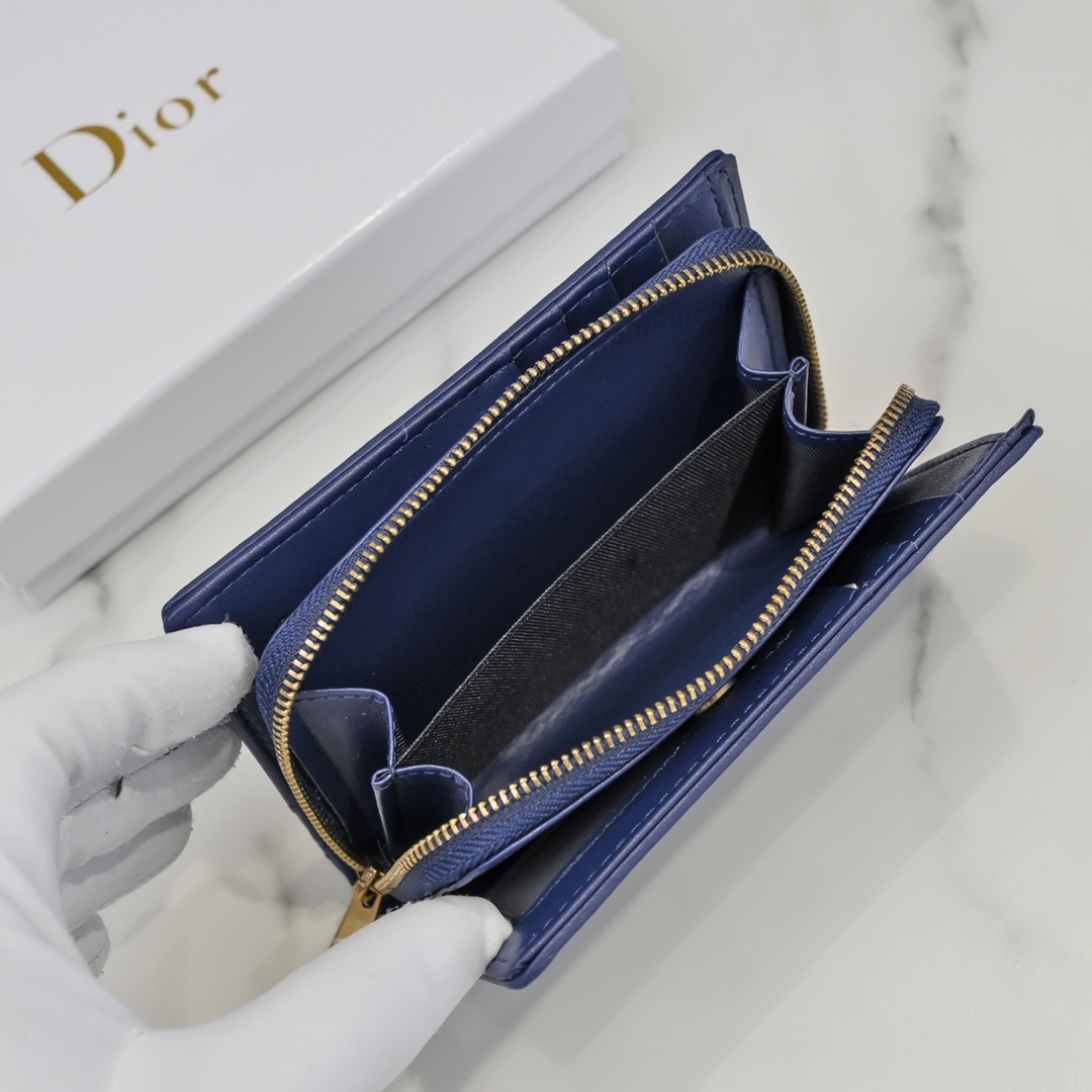 Bagsaaa D10r Oblique Wallet Blue - 13.5*9.5*3.5