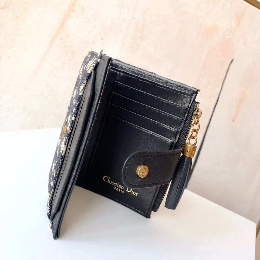 Bagsaaa D10r Oblique Wallet Blue - 12*9*1.5
