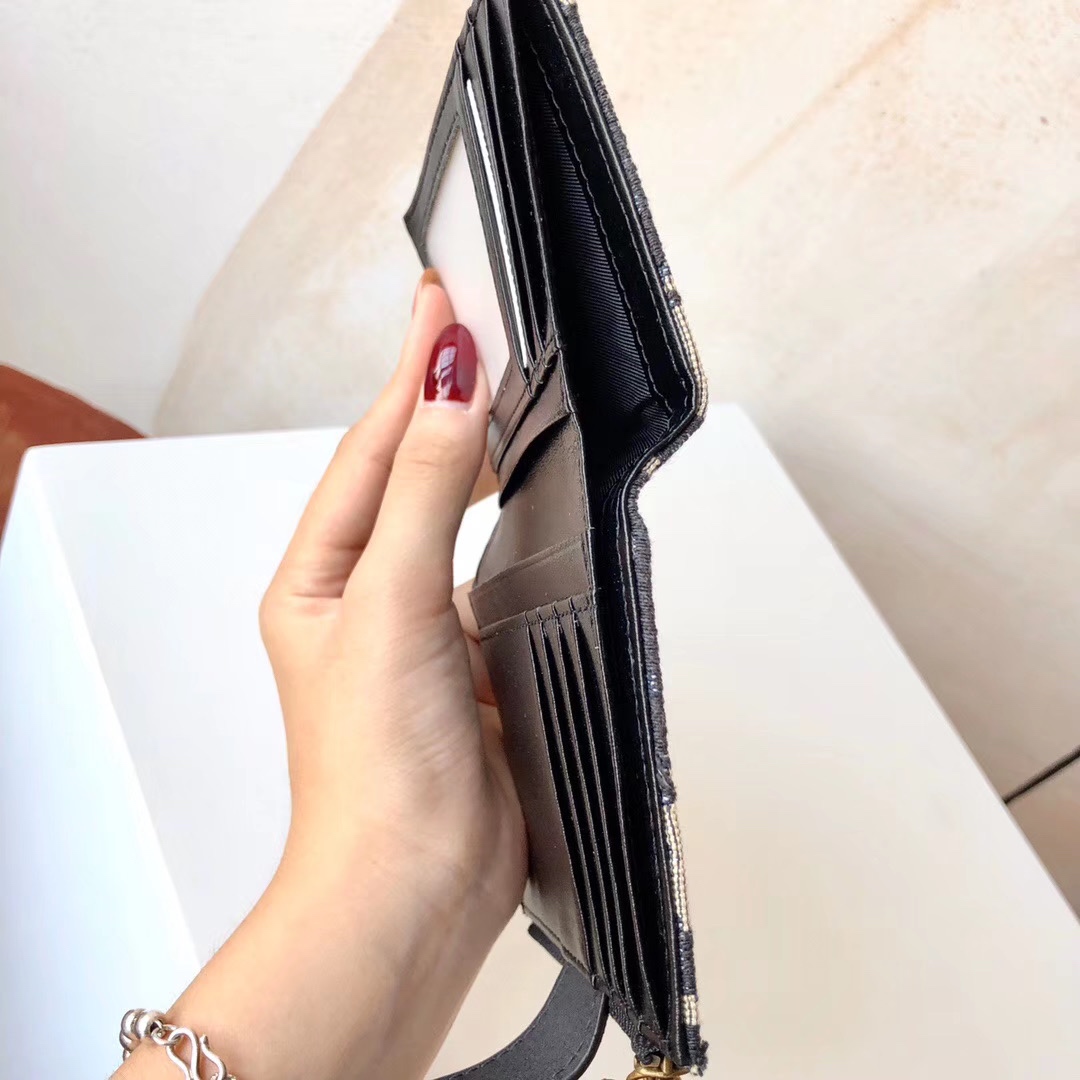 Bagsaaa D10r Oblique Wallet Blue - 12*9*1.5