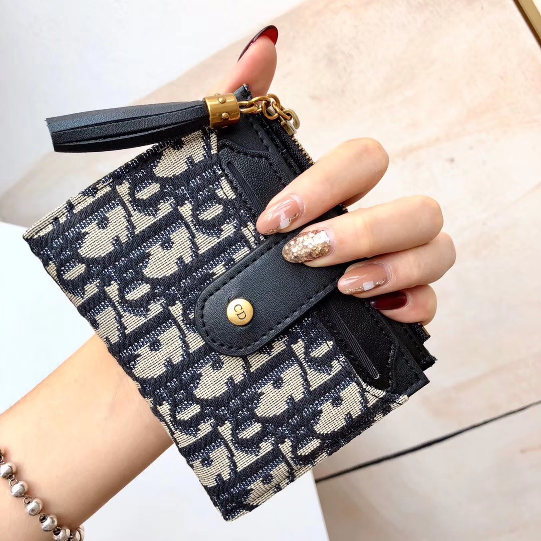 Bagsaaa D10r Oblique Wallet Blue - 12*9*1.5