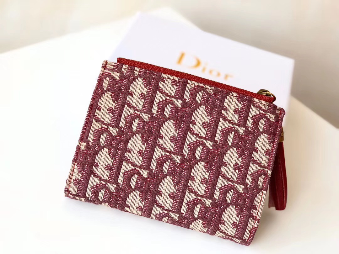 Bagsaaa D10r Oblique Wallet Red - 12*9*1.5